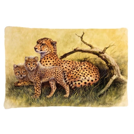 Jensendistributionservices Cheetahs by Daphne Baxter Fabric Standard Pillowcase MI2211712